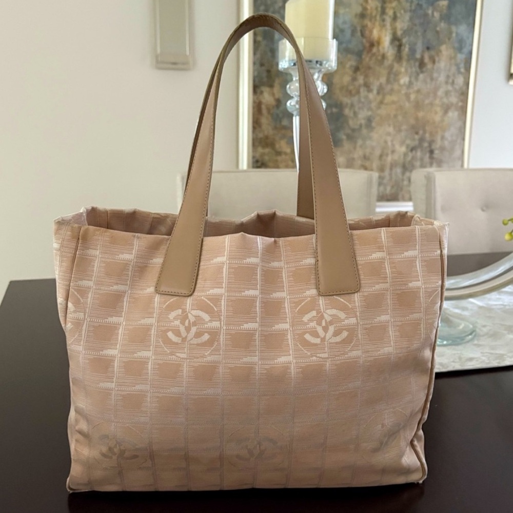 Chanel Travel Ligne Tote in Good Used Condition